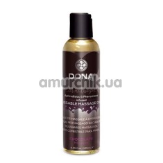 Масажна олія Dona Let Me Kiss You Kissable Massage Oil Chocolate Mousse - шоколад, 110 мл - Фото №1