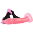 Страпон Climax Pink Ice Dong & Harness Set, розовый - Фото №5