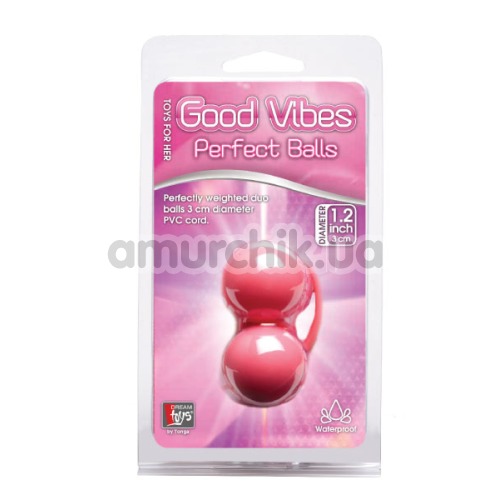 Вагинальные шарики Good Vibes Perfect Balls, розовые