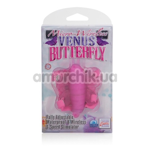 Клиторальный стимулятор Micro-Wireless Venus Butterfly, розовый