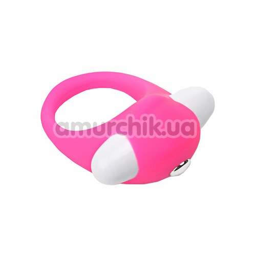 Віброкільце Lit - Up Silicone Stimu - Ring 6, рожеве