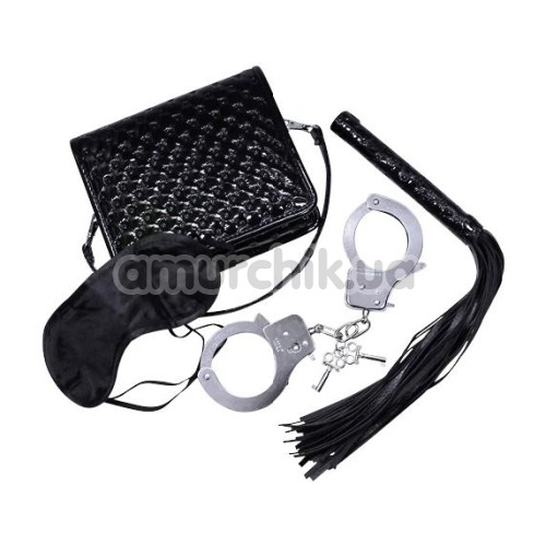Бондажный набор Bad Kitty Tasche Fesselset, черный - Фото №1