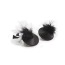 Украшения для сосков Bijoux Indiscrets Burlesque Pasties Feather, черные - Фото №3