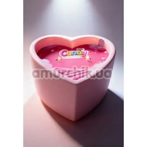 Свеча для массажа Candy Heart Bubble Gum - жвачка, 70 мл