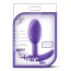 Анальная пробка Luxe Wearable Vibra Slim Plug Small, фиолетовая - Фото №7
