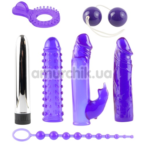 Набор из 7 предметов Imperial Rabbit Kit, фиолетовый