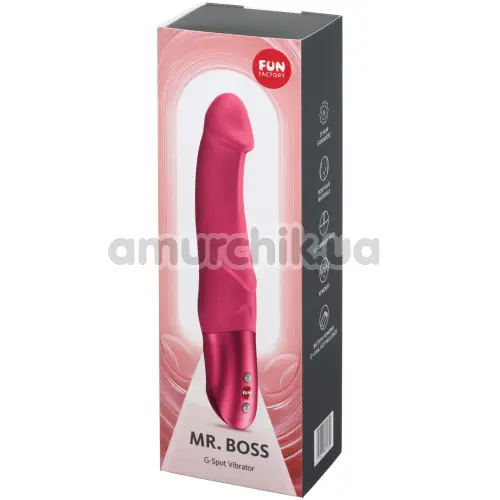 Вибратор Fun Factory Mr. Boss, розовый