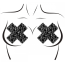 Прикраси для сосків Leg Avenue X-Factor Rhinestone Nipple Covers, чорні - Фото №3