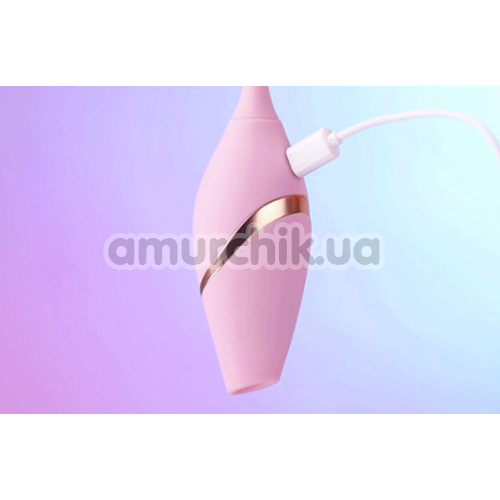Симулятор орального сексу для жінок з пульсацією Kistoy Cathy Plus, рожевий