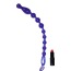 Анальная цепочка с вибрацией Anal Fever, фиолетовая - Фото №2