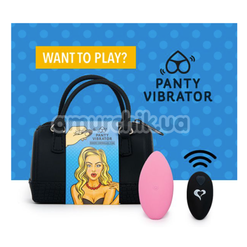 Вибратор FeelzToys Panty Vibrator, розовый