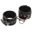 Наручники Leather Restraints Hand Cuffs, чёрные - Фото №0