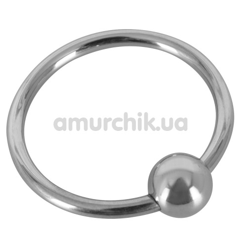 Ерекційне кільце Sextreme Steel Glans Ring With Ball, 3 см - Фото №1