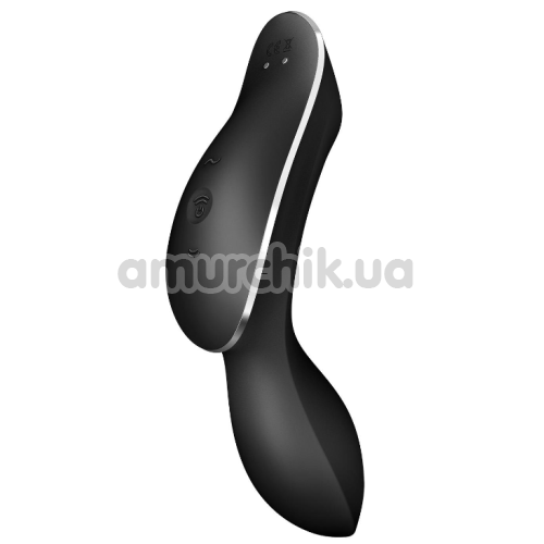 Симулятор орального секса для женщин с вибрацией Satisfyer Curvy Trinity 2, черный