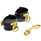 Фіксатори для рук Upko Leather Handcuffs S, чорні - Фото №1