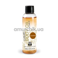 Массажное масло Shiatsu Luxury Body Oil Cinnamon - корица, 100 мл - Фото №1