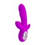 Анально-вагинально-клиторальный вибратор Pretty Love Humphrey, фиолетовый - Фото №2