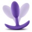 Анальная пробка Luxe Wearable Vibra Slim Plug Small, фиолетовая - Фото №3