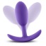 Анальная пробка Luxe Wearable Vibra Slim Plug Medium, фиолетовая - Фото №2