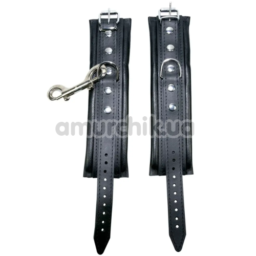 Наручники Zado Leather Cuffs, черные