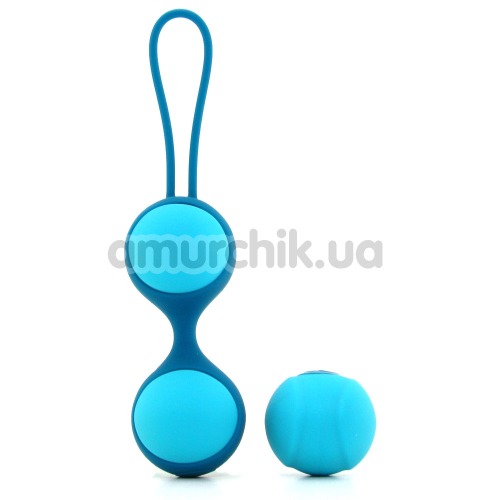 Вагинальные шарики Key Stella II Double Kegel Ball Set, голубые