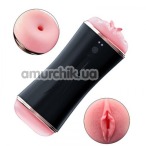 Искусственная вагина и анус с вибрацией Boss Of Toys Vibrating Masturbation Cup USB 10 Function - Фото №1
