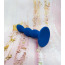 Анальная пробка Loveshop Silicone Super Wavy Plug S, синяя - Фото №6