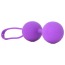 Вагинальные шарики Shibari Pleasure Kegel Balls, фиолетовые - Фото №3