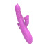 Анально-вагинально-клиторальный вибратор с подогревом и пульсацией Boss Series Ada, фиолетовый - Фото №5