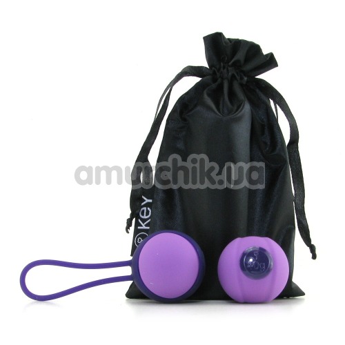 Вагинальные шарики KEY Stella I Single Kegel Ball Set, фиолетовые
