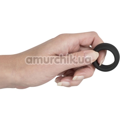 Ерекційне кільце Black Velvets Cock Ring 2.6 cm, чорне