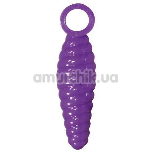 Насадка на палец для анальных игр Plug&Play Anal Finger, фиолетовая - Фото №1
