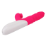 Вибратор-кролик с толчками Intimate Melody Clit Kisser Thruster, розовый - Фото №4
