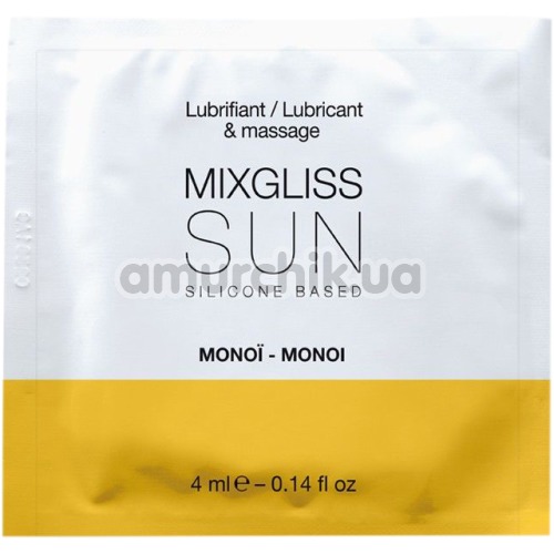 Лубрикант MixGliss Sun Monoi - моной, 4 мл