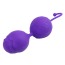 Вагинальные шарики Geisha Lastic Balls, фиолетовые - Фото №3