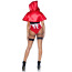 Костюм червоної шапочки Leg Avenue Naughty Miss Red Costume червоний: боді + фартух + накидка на голову - Фото №3