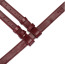 Трусики для страпона Liebe Seele Wine Red Leather Strap-on Harness, бордовые - Фото №5