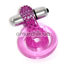 Виброкольцо Teagans Enchanted Lovers Ring, розовое - Фото №1