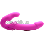 Безременевий страпон з вібрацією Strap U Evoke Super Charged, рожевий - Фото №1