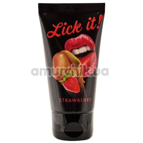 Оральная смазка Lick-it Erdbeere 50 ml - Фото №1