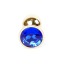 Анальная пробка с синим кристаллом Exclusivity Jewellery Gold Plug, золотая - Фото №2