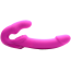Безремневой страпон с вибрацией Strap U Evoke Super Charged, розовый - Фото №1