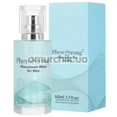 Духи с феромонами PheroStrong Pheromone Wind для мужчин, 50 мл - Фото №1