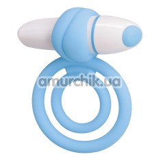 Виброкольцо Play Candi Lollipop, голубое - Фото №1