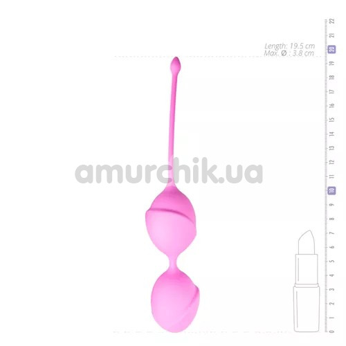 Вагинальные шарики EasyToys Jiggle Mouse, розовые