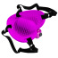 Вибратор-бабочка Pretty Love Clitoral Massager Heartbeat, фиолетовый - Фото №4