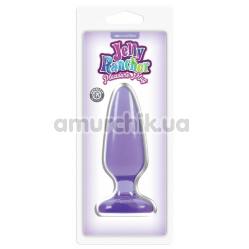Анальна пробка Jelly Rancher Pleasure Plug Medium, фіолетова