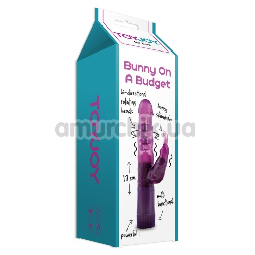 Вибратор Bunny On A Budget, фиолетовый