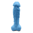 Мыло в виде пениса с присоской Pure Bliss XL, голубое - Фото №1