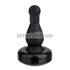 Анальная пробка с вибрацией Butt Plug Flexi Head 3.5, черная - Фото №1